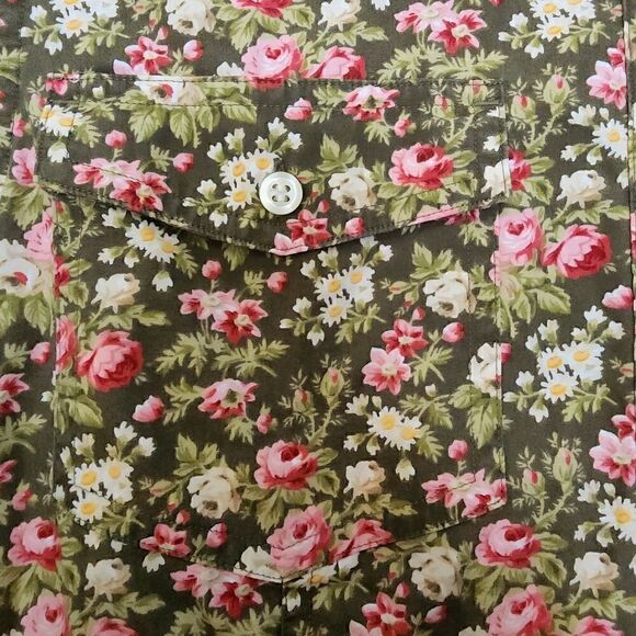 Jones New York Sport Floral button down - Picture 4 of 8